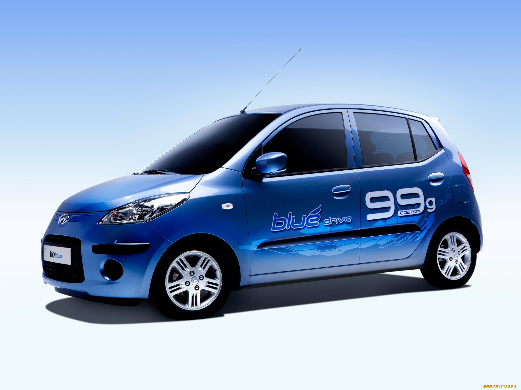 hyundai i10 blue drive concept 2010, , hyundai, i10, blue, drive, concept, 2010